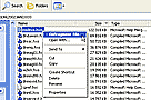 Rapid File Defragmentor: Context menu